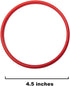 4 Pack Hummingbird Feeder Original Replacement Part Seal Rings...